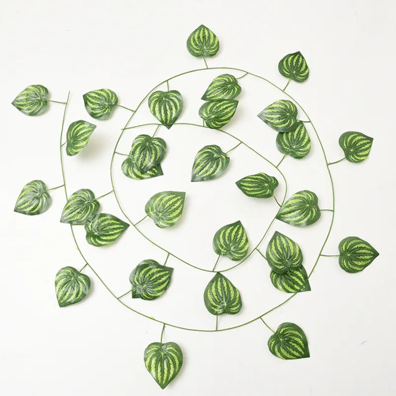 Afralia™ Green Silk Hanging Christmas Garland for Home and Garden Decor