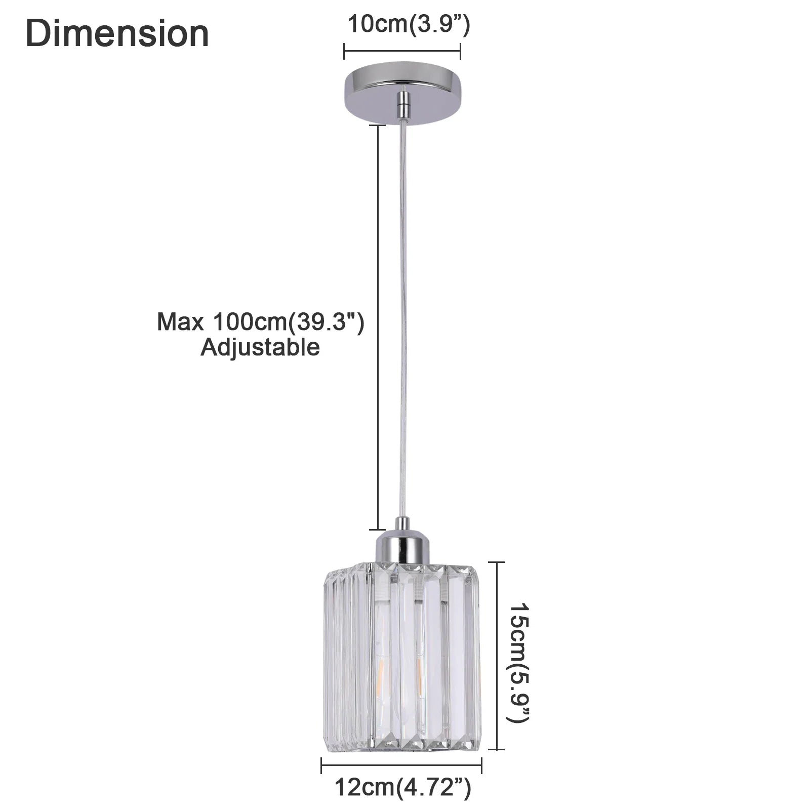 Afralia™ Crystal Glass Ceiling Chandelier for Bright Home Hotel Decor