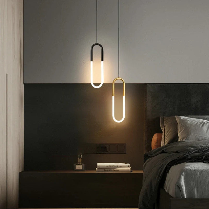 Afralia™ Modern Nordic LED Pendant Light for Bedroom, Bathroom, and Entrance