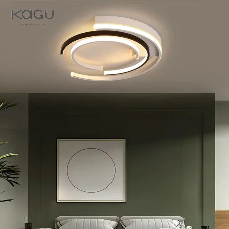 Afralia™ Modern LED Ceiling Light for Aisle, Living Room, Bedroom, Dining Room