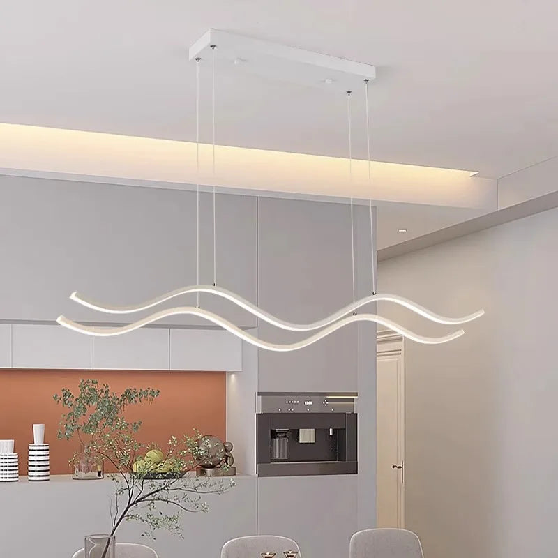 Afralia™ Modern LED Pendant Light Chandeliers for Living Room and Dining Room