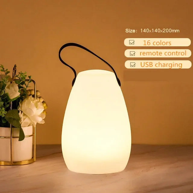 Afralia™ LED Night Light: Portable & Rechargeable for Home, Camping, and Outdoors