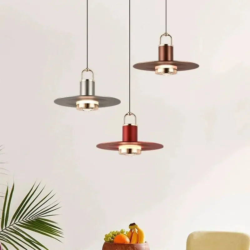Afralia™ Colorful Umbrella Pendant Lamp - LED Hanging Light for Home Decor