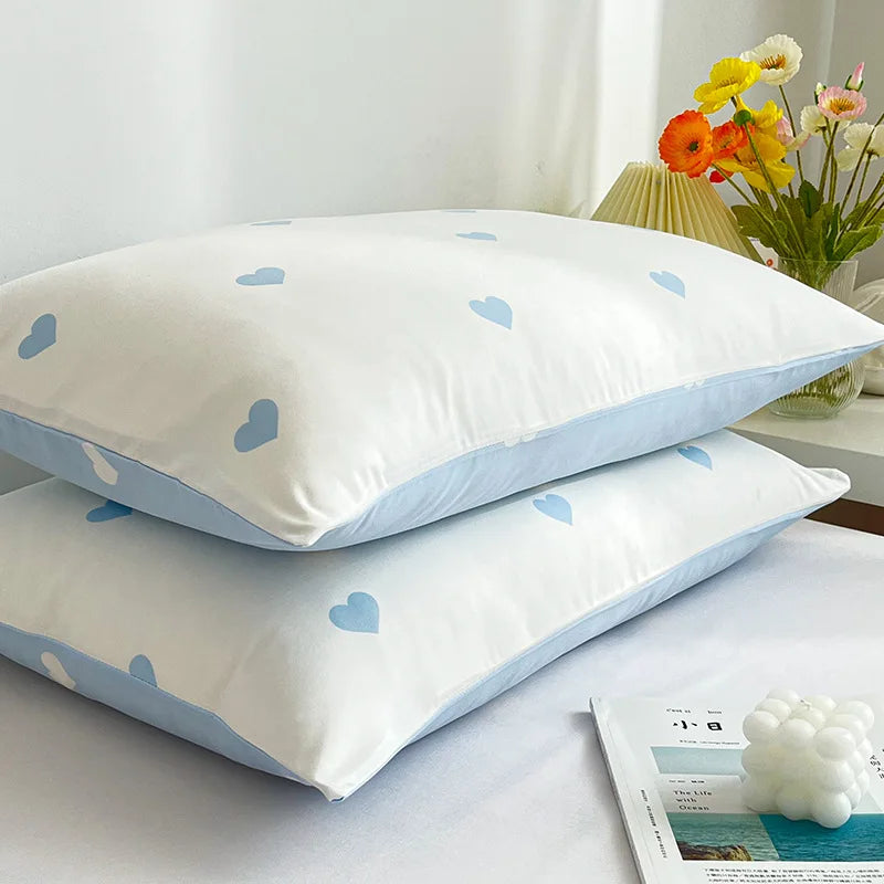 Afralia™ Love Printed Pillowcase Set - Simple Style, 2Pcs