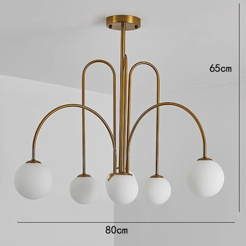 Afralia™ Modern LED Pendant Chandeliers for Living Room and Dining Room