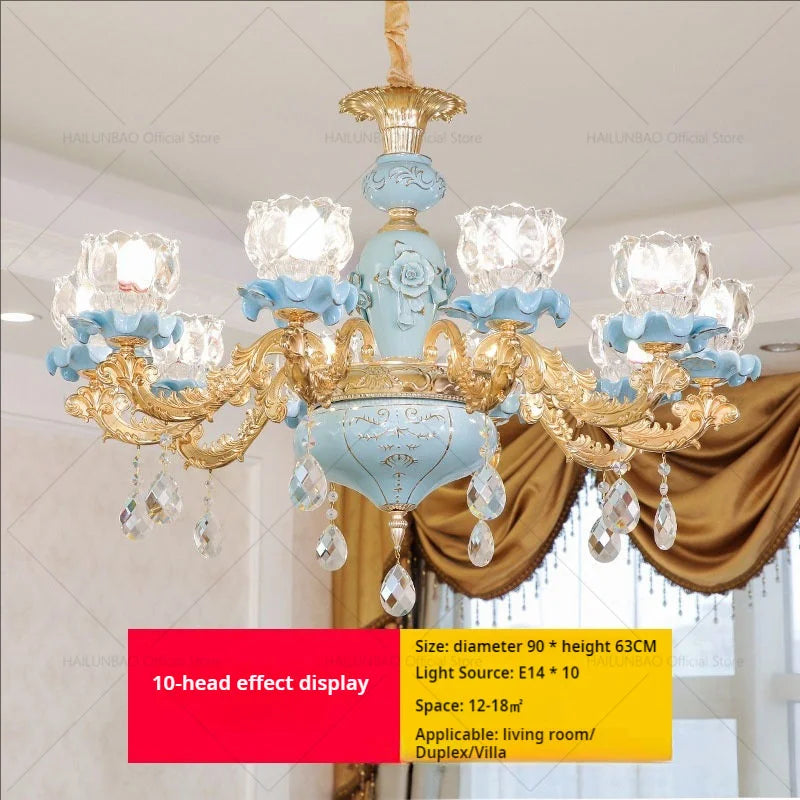 Afralia™ Modern Crystal Chandelier for Living Room Dining French Luxury Bedroom