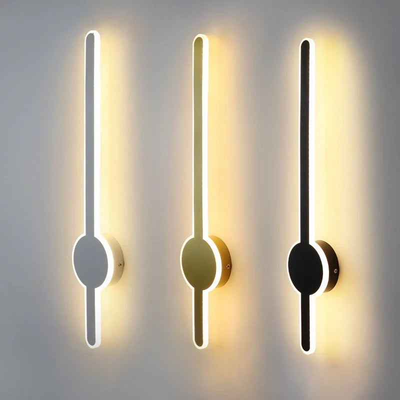 Afralia™ Nordic Long Pole Wall Sconce Lights for Living Room Bedroom Stairs Indoor Lighting