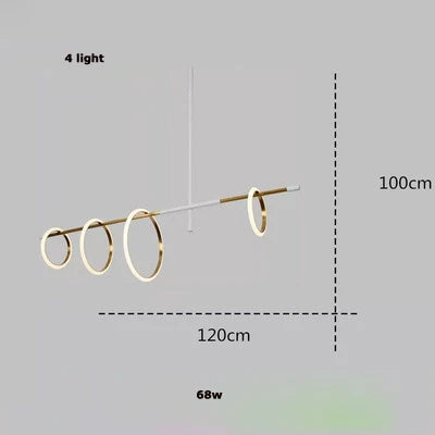 Afralia™ Modern Italian LED Pendant Lights | Magnetic Attraction | Dimmable