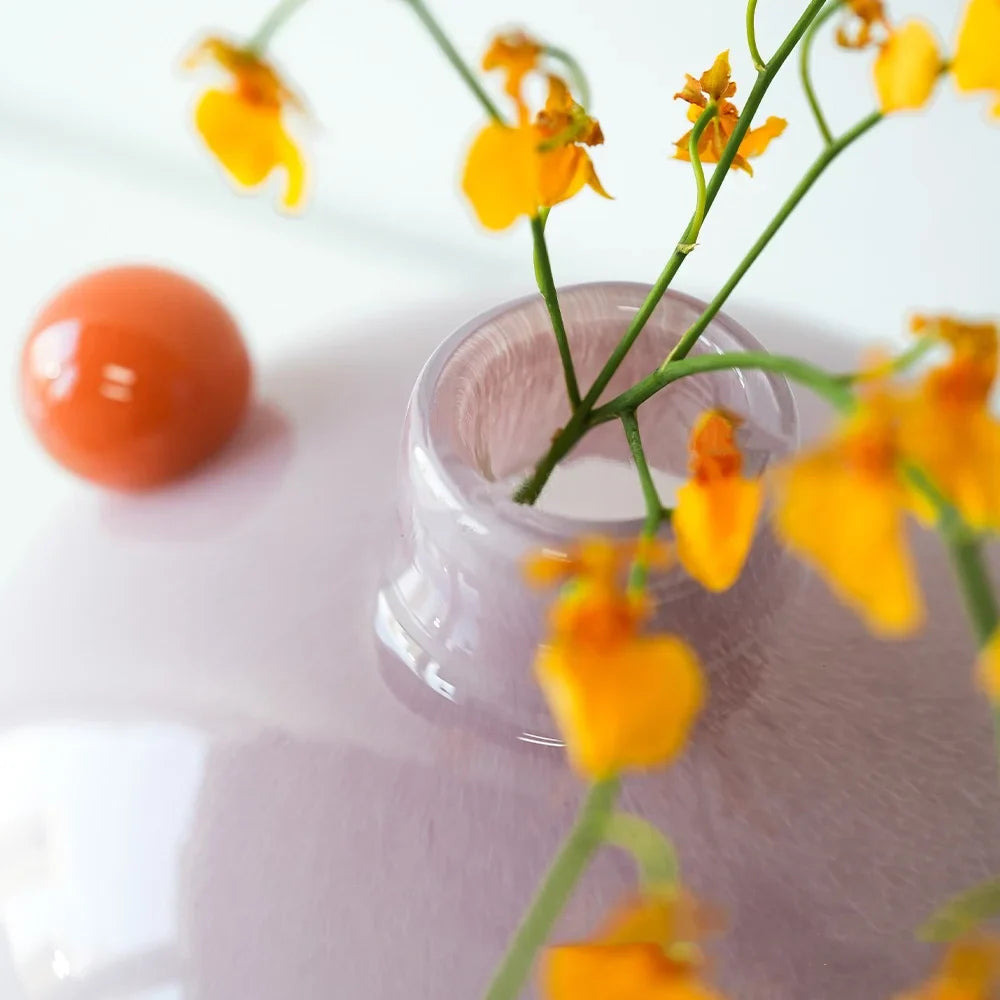 Afralia™ Geometric Glass Vase Colorful Bubbles Hydroponics Terrarium Home Decoration Accessory