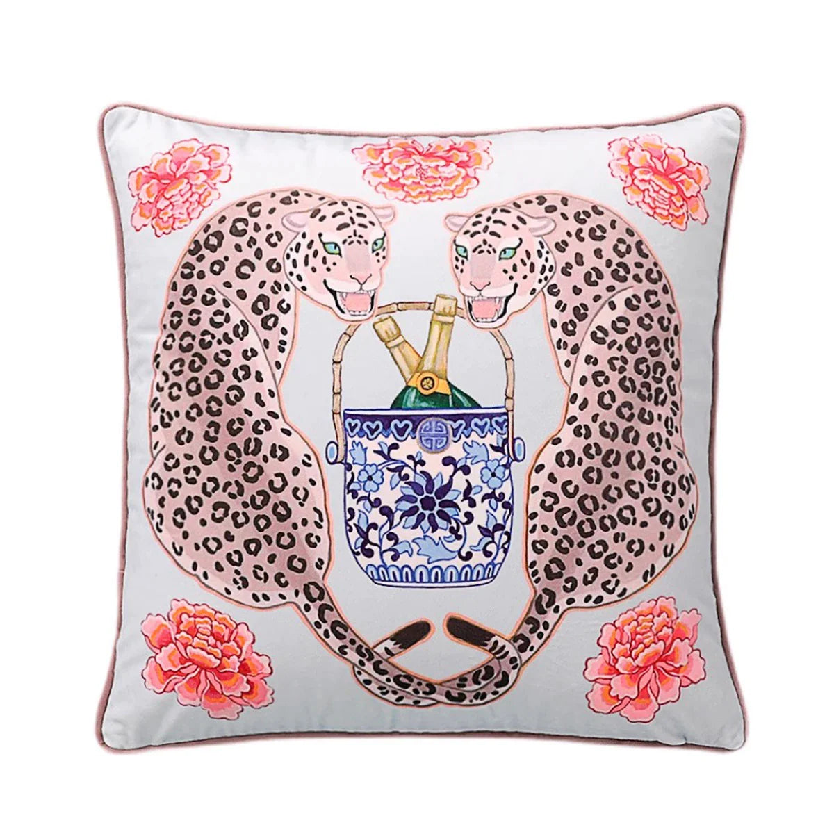 Afralia™ Mystical Zebra Decorative Cushion Cover Luxury Throw Pillowcase Bordeaux