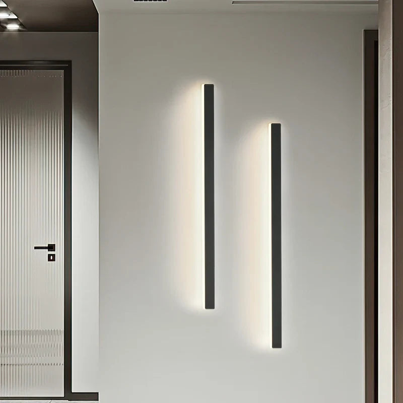 Afralia™ Modern LED Strip Wall Light for Home Indoor Decoration Lighting