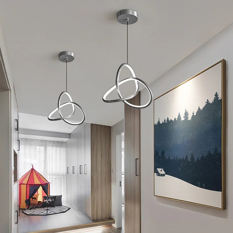 Afralia™ Nordic LED Pendant Light Indoor Lighting for Home Decoration