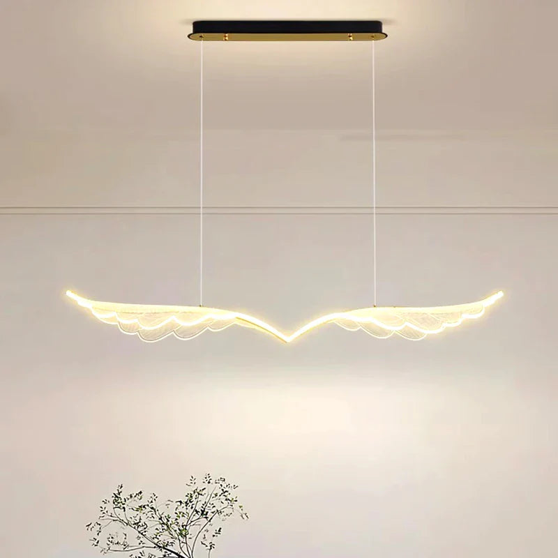 Afralia™ Modern Indoor Pendant Chandelier LED Ceiling Light for Dining Room & Living Room