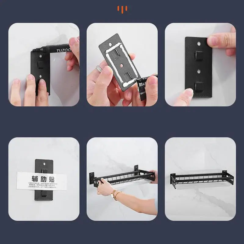 Afralia™ Kitchen Dish Drainer Rack & Tableware Holder - Wall Mounted Drying Shelf Storage