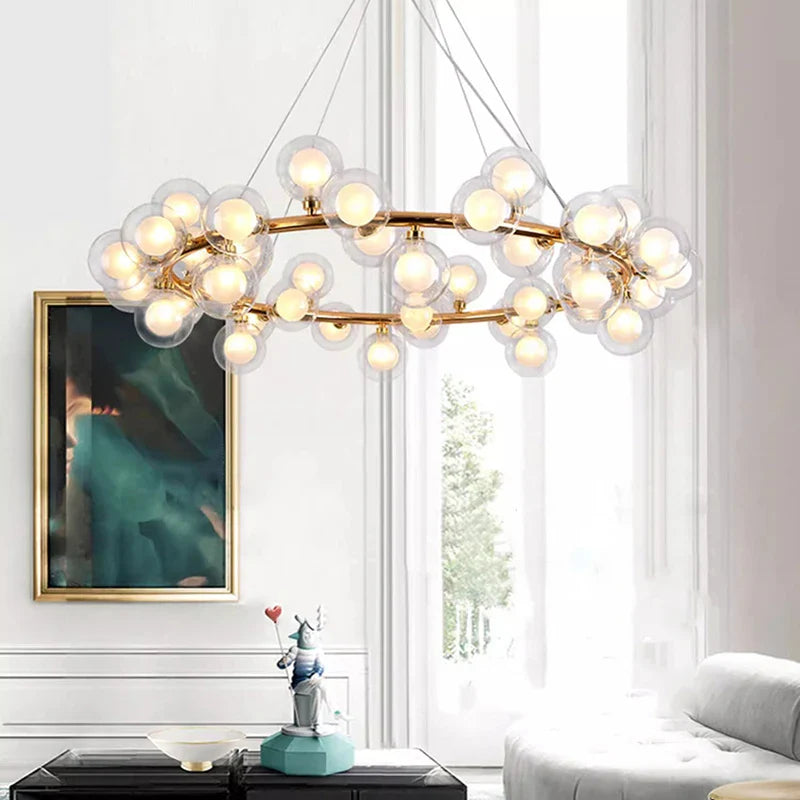 Afralia™ Modern LED Pendant Light Chandeliers for Living and Dining Room Lighting