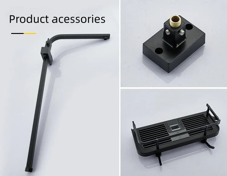 Afralia™ Smart Electric Sunflower Rainfall Shower System for Modern Bathroom