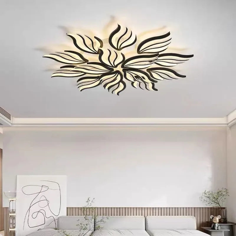 Afralia™ LED Panel Ceiling Light Dimmable Fixture for Modern Bedroom, Living Room, Kitchen