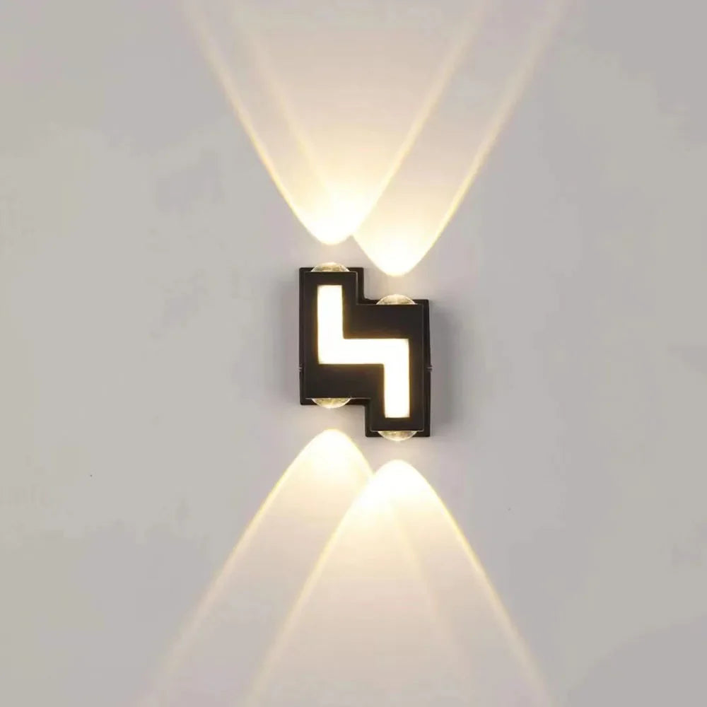 Afralia™ IP65 LED Wall Lamp for Indoor/Outdoor Waterproof Garden Lighting