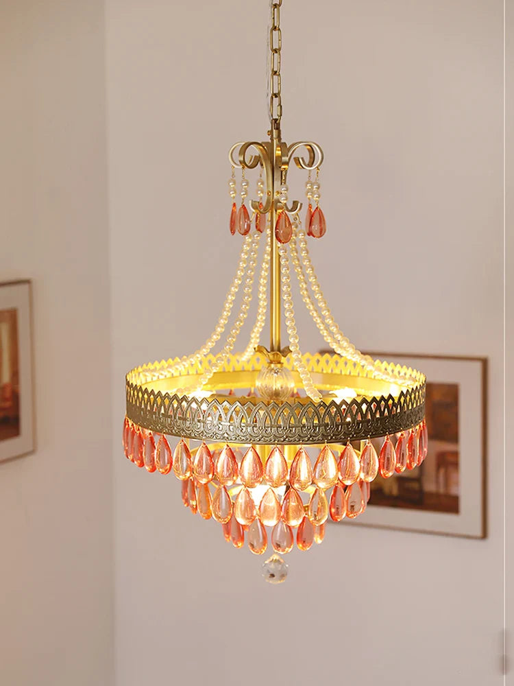 Afralia™ Crystal LED Ceiling Chandelier for Dinning Room