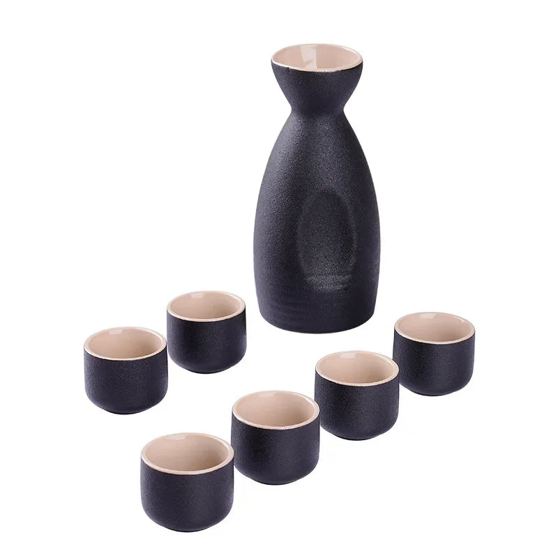 Afralia™ Japanse Keramische Sake Set - Traditionele Drinkware Ambachten