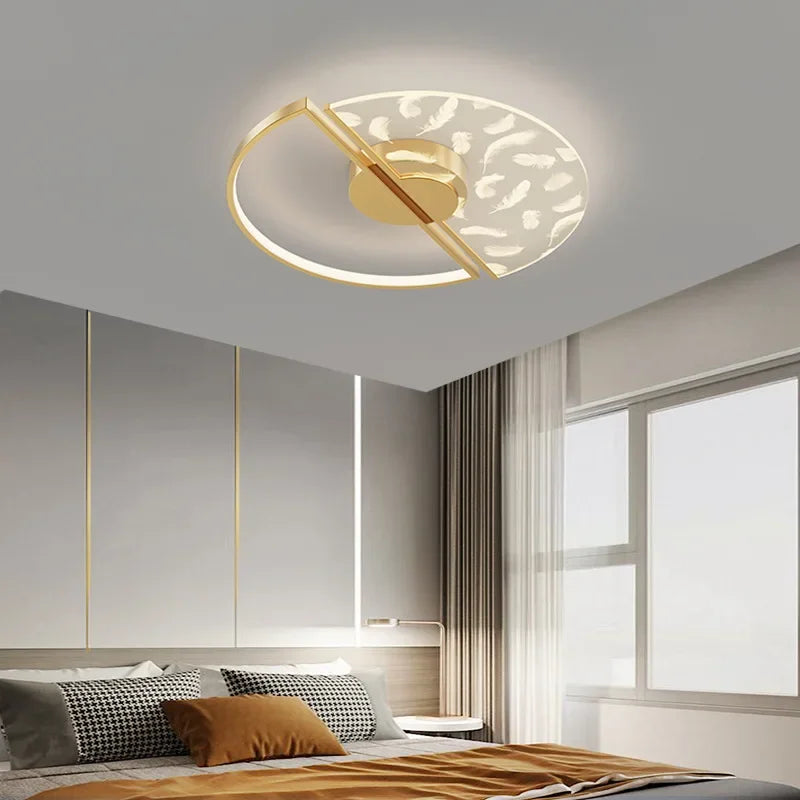 Afralia™ Modern LED Ceiling Lamp: Illuminate Your Living Spaces with Style