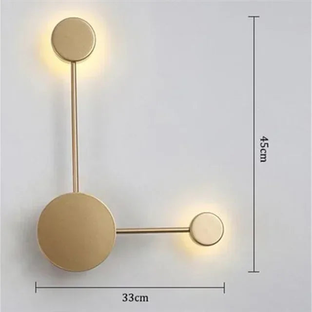 Afralia™ LED Wall Lamp Modern Minimalist Bedroom Living Room Lighting