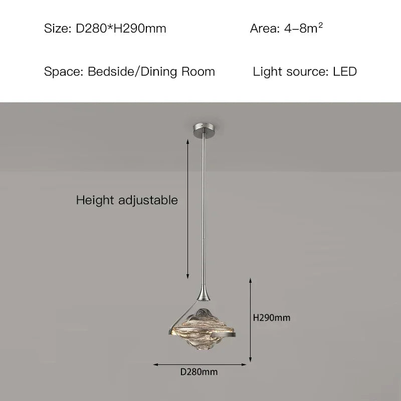 Afralia™ Gold LED Pendant Lamp: Modern Luxury Style for Bedroom, Living Room, Dining Room
