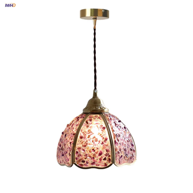 Afralia™ Luxury LED Crystal Pendant Light Fixture with Copper Socket