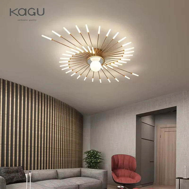 Afralia™ LED Modern Ceiling Lights for Bedroom, Hall & Living Room