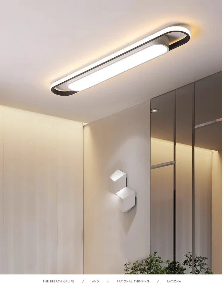 Afralia™ Modern Led Ceiling Light for Kitchen Home Decor Chandelier Dining Bedrooms