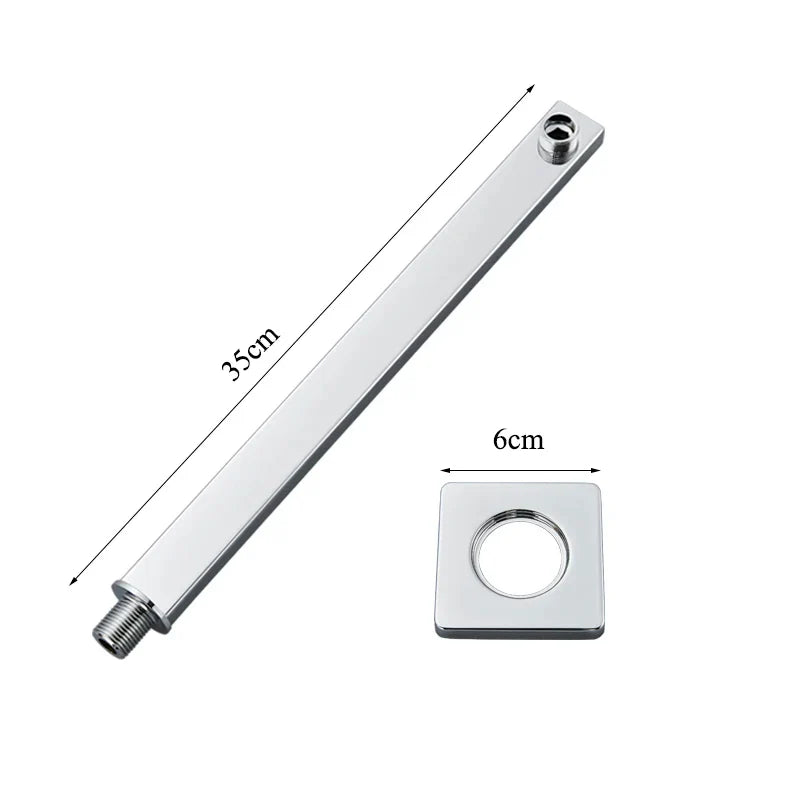 Afralia™ Stainless Steel Shower Arm for Wall Mounted Shower Heads