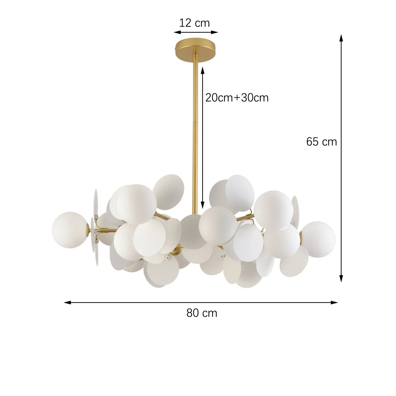 Afralia™ Colorful Chandelier Pendant Lamp for Bedroom Dining Living Room