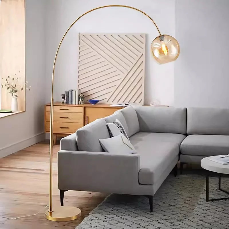 Afralia™ Minimalist Nordic Fishing Floor Lamp for Living Room and Study