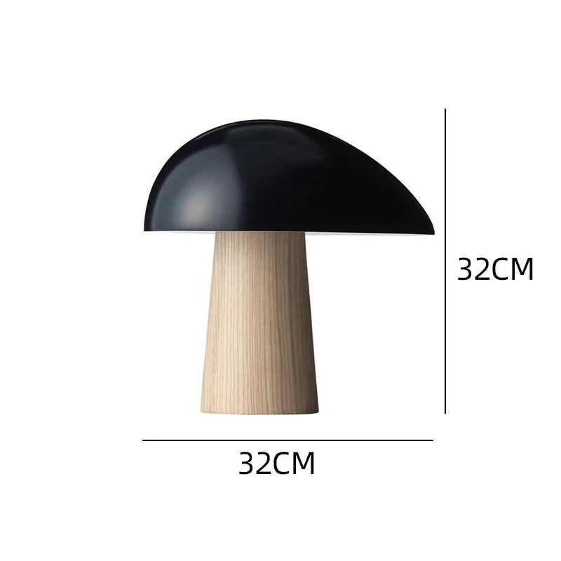 Afralia™ Mushroom Table Lamp LED Light for Bedroom, Study Room, Living Room