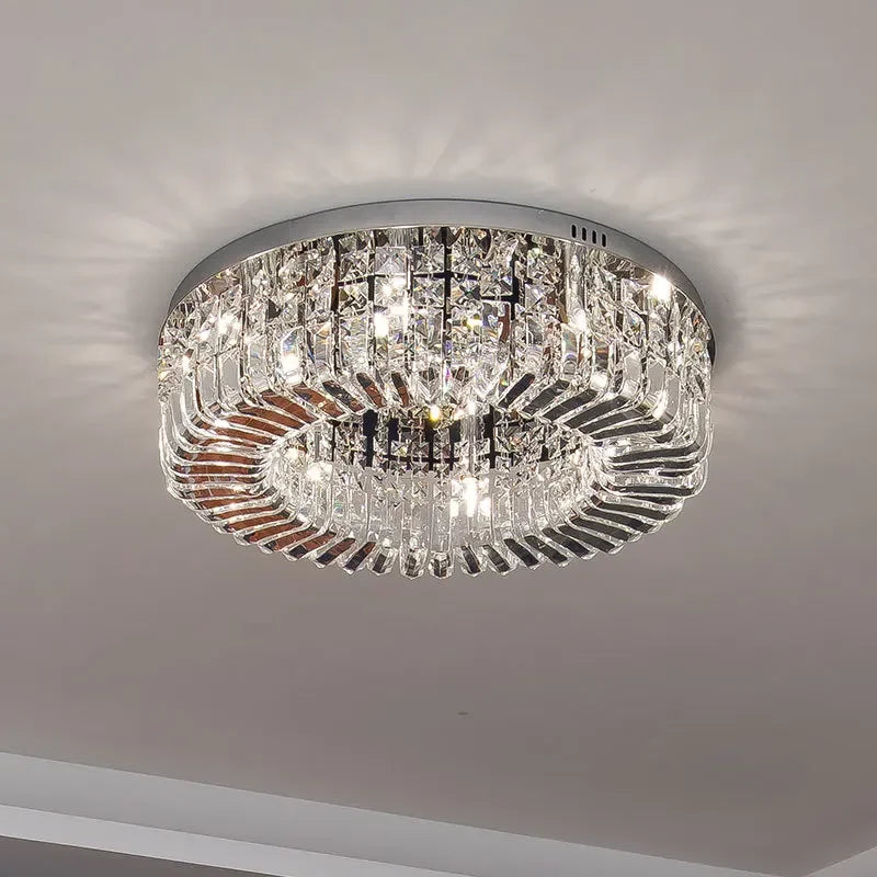 Afralia™ Crystal Ceiling Chandelier: Luxury LED Pendant Light for Elegant Interiors