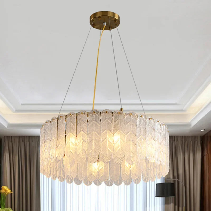 Afralia™ LED Crystal Chandelier for Living Room Dining Bedroom Kitchen