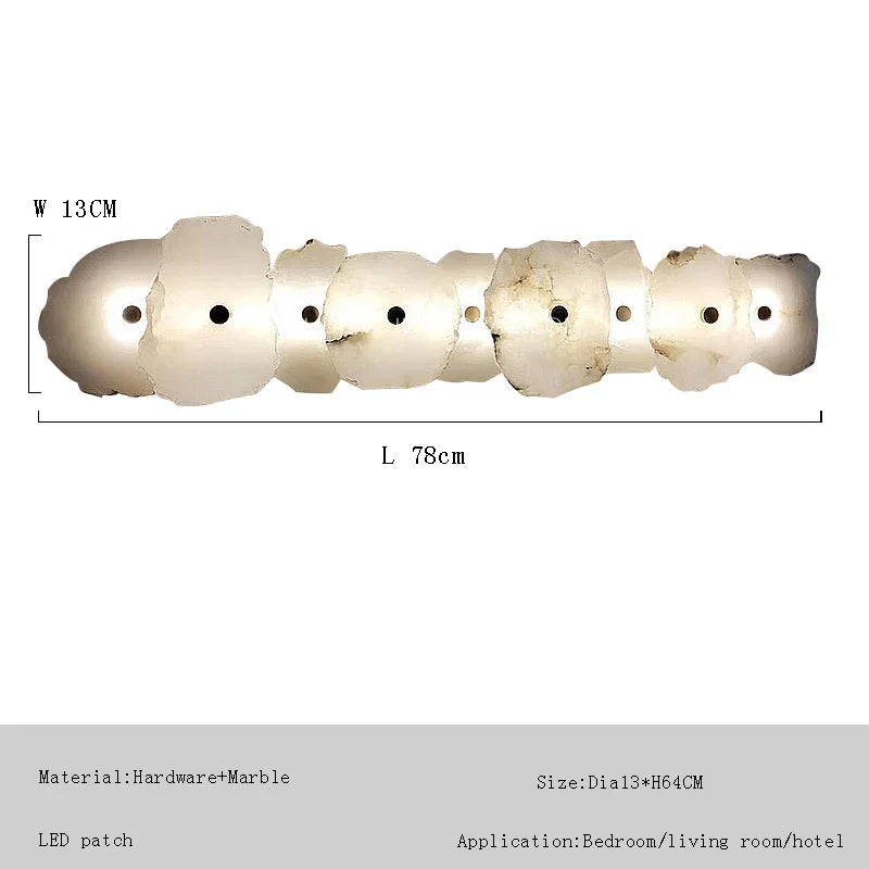 Afralia™ Marble Dining Room LED Chandelier - Luxury Home Decor Fixture