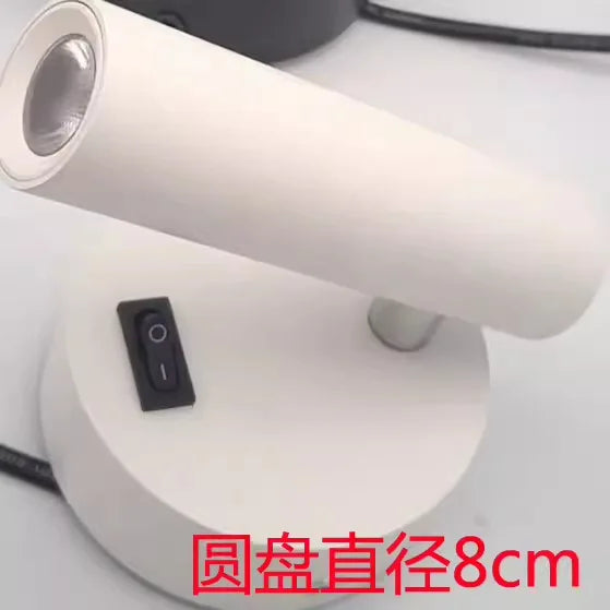 Afralia™ Adjustable Bedside LED Wall Lamp for Modern Hotel Guest Rooms