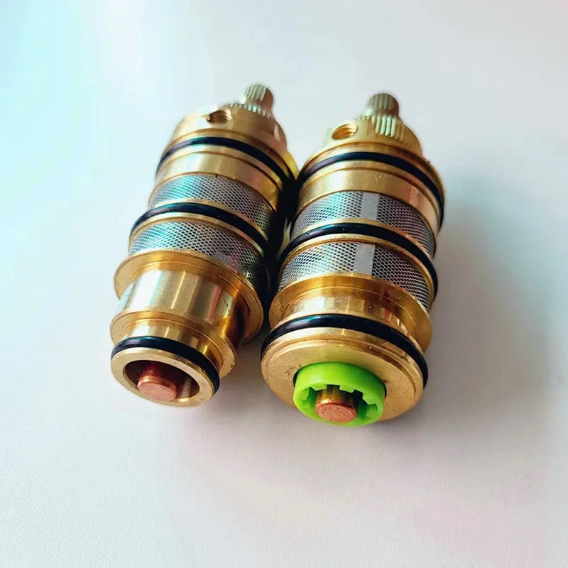 Afralia™ Brass Thermostatic Mixer Cartridge: High Quality Temperature Sensor Valve