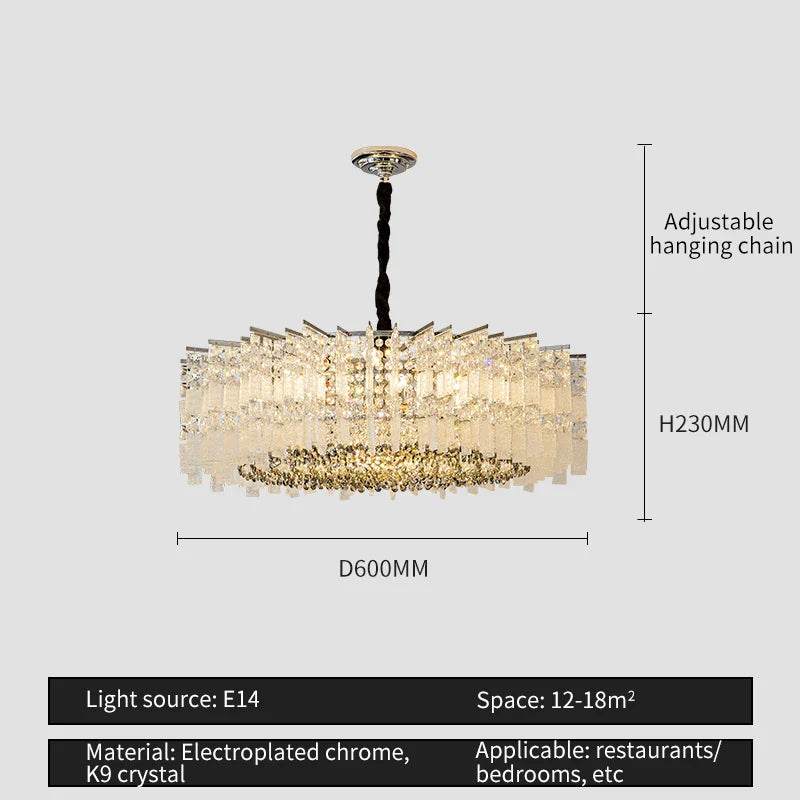 Afralia™ Crystal Light: Modern Elegant Lighting for Living Room, Dining Room, Bedroom