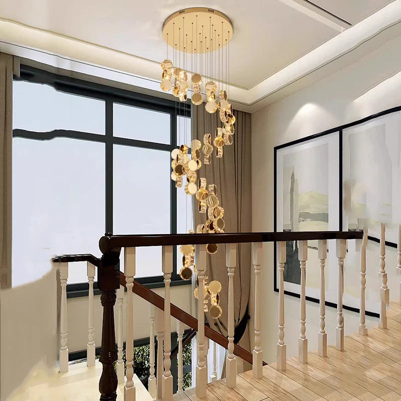 Afralia™ LED Pendant Chandeliers: Modern, Stylish Lighting for Living & Dining Room