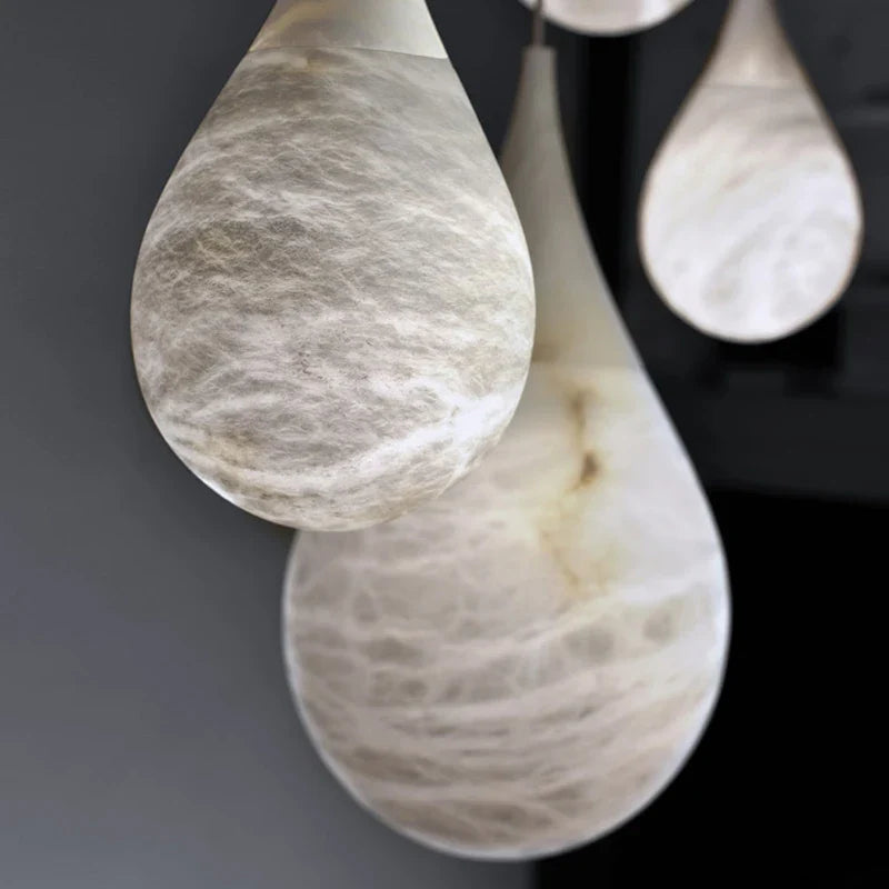Afralia™ Marble Ball Pendant: Modern, Dimmable LED for Dining Table & Kitchen Island