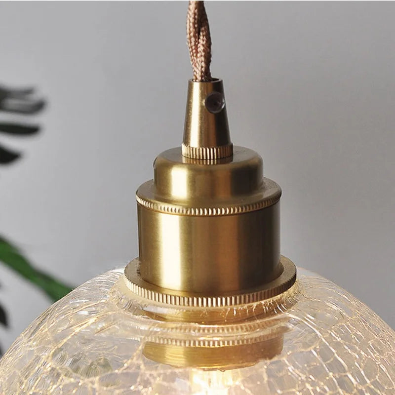 Afralia™ Glass Globe LED Pendant Light - Adjustable Modern Nordic Hanging Fixture