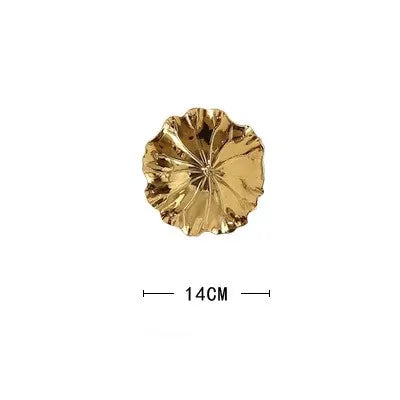 Afralia™ Ceramic Goldfish Lotus Leaf Wall Decoration Set