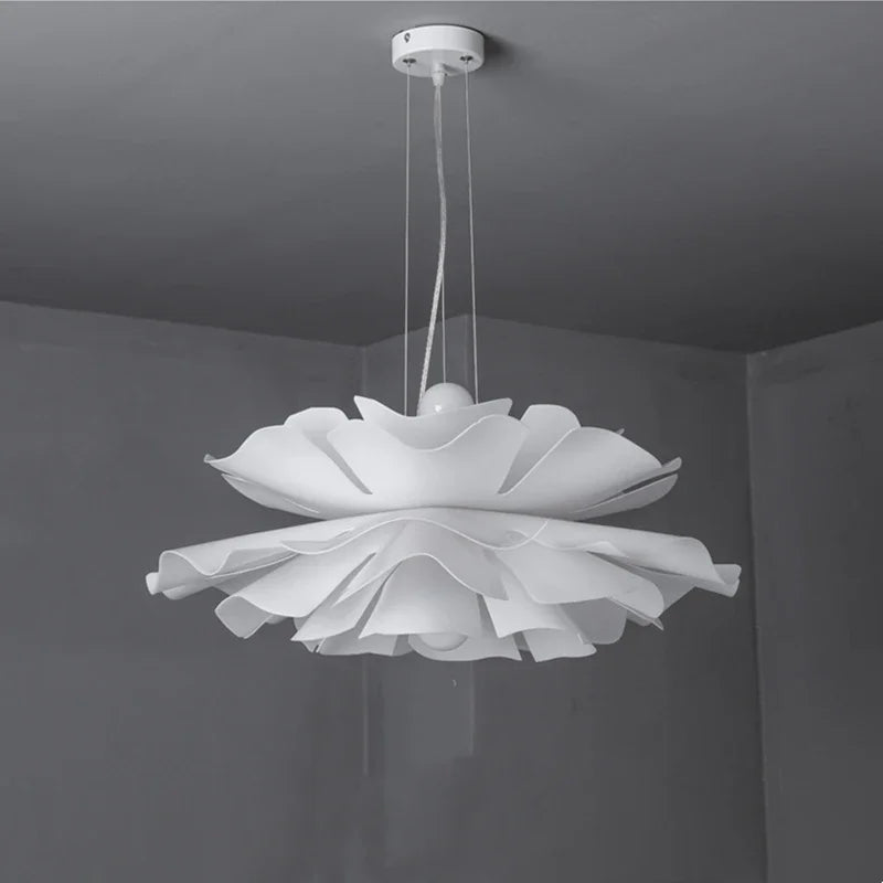 Afralia™ Acrylic Flower Pendant Chandelier: Nordic Design LED Hanging Fixture for Elegant Decor