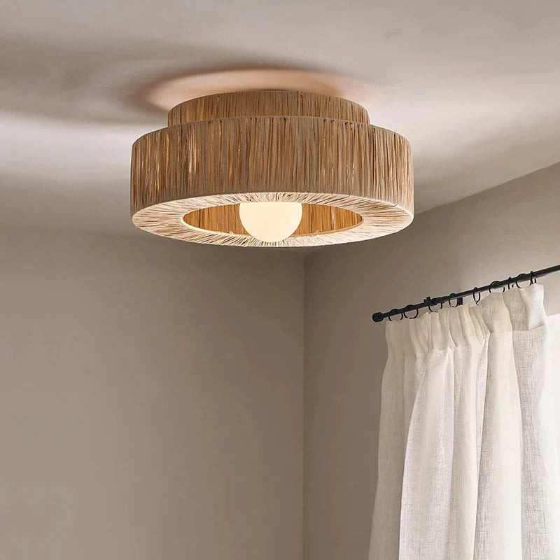 Afralia™ Raffia Grass Pendant Lights for Kitchen, Living, Bedroom, Hotel, Villa, Resort