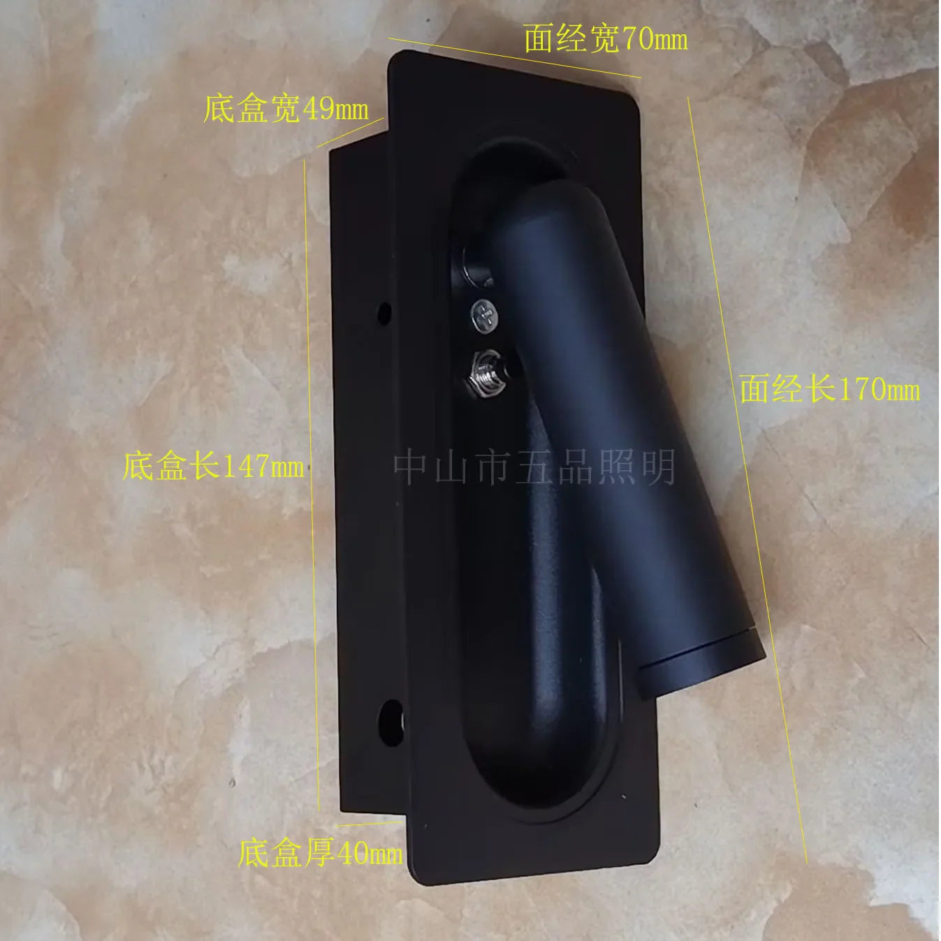 Afralia™ Adjustable Bedside LED Wall Lamp for Modern Hotel Guest Rooms