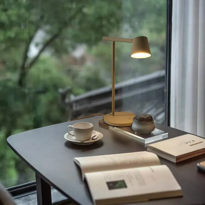 Afralia™ Dimmable Desk Light: Danish Designer LED Table Lamp