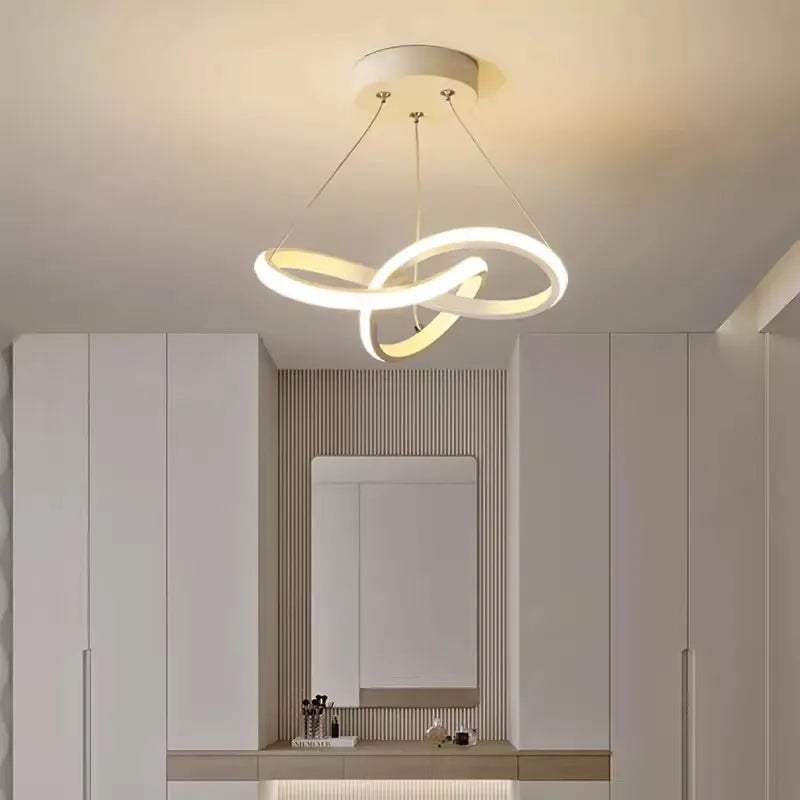 Afralia™ LED Strip Modern Pendant Light for Home Decor Fixtures