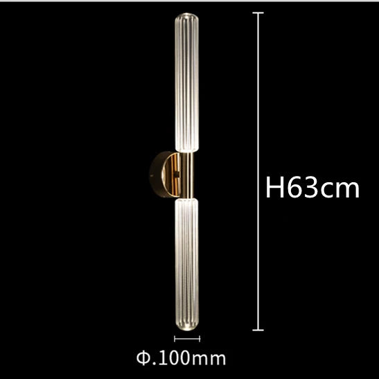 Afralia™ Glass Tubes Chandelier LED Pendant Lamp for Modern Luxury Lighting